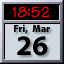 wmCalClock screenshot